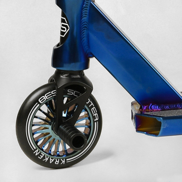 Детский трюковый самокат HIC-система Анодированный Best Scooter Kraken KR-71078