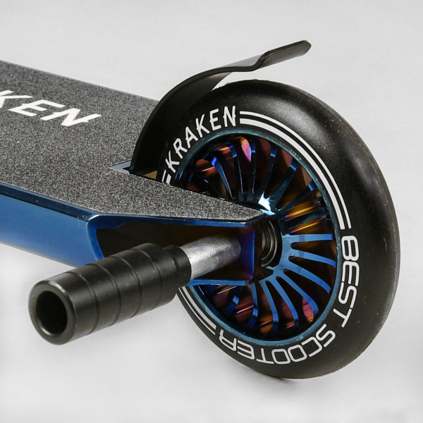 Детский трюковый самокат HIC-система Анодированный Best Scooter Kraken KR-71078