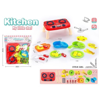 Кухонний набір 7707-13 My Lyttle chef, плитка, продукти, посуд