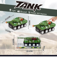 Танк 383-53 D, підсвічування, звук, інерція
