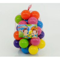 Шарики в сетке M Toys 16210, 70 мм – мягкие, 50 шт