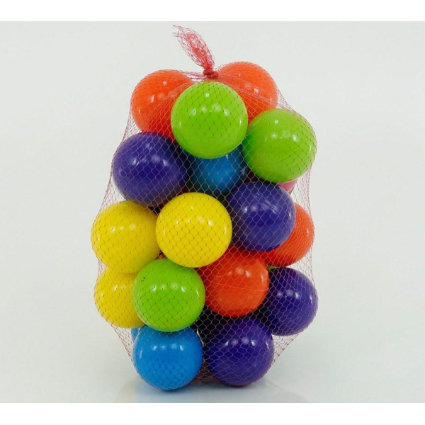Шарики в сетке M Toys 16210, 70 мм – мягкие, 50 шт