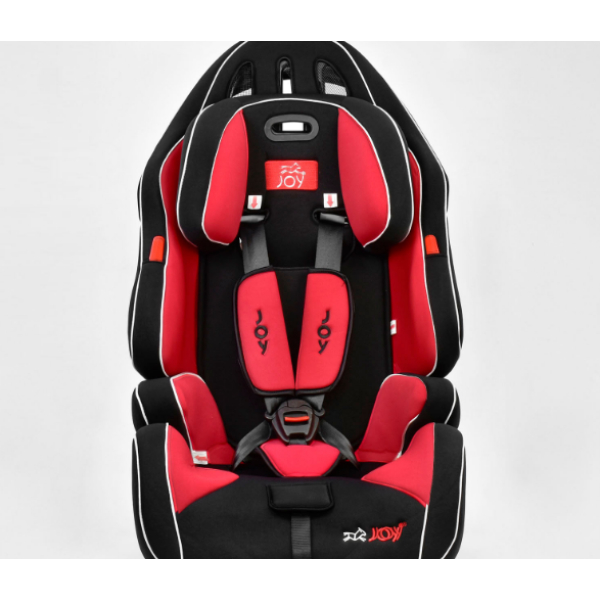 Автокрісло універсальне Joy G 1699, чорно-червоний 9-36 кг, з бустером