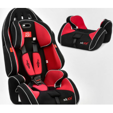 Автокрісло універсальне Joy G 1699, чорно-червоний 9-36 кг, з бустером