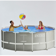 Басейн каркасний 26718 FR Intex 366х122 см, фільтр-насос, сходи, від 6-ти років, 10685л