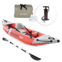 Човен EXPLORER 68303 NP Intex 305 х 91 см. з алюмінієвими веслами