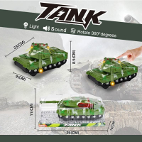 Танк 383-21 D1, свет, звук, инерция