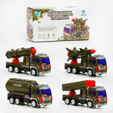Військова техніка ТК 66100 "WToys", ОЗВУЧУВАННЯ УКРАЇНСЬКОЮ МОВОЮ, колесо вільного ходу, пісня, підсвічування, рухома ракета