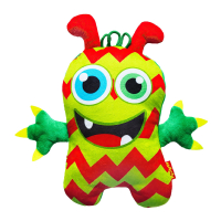 Игрушка мягко набивная МС 090102-07 "Монстрик" цвет зеленый