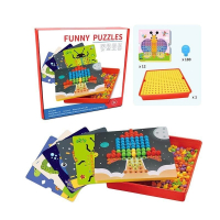 Мозаика 52403 - 12 трафаретов, 180 элементов, игровая платформа