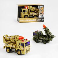 Машина военная WY 440 A / 441 A - 2 вида, масштаб 1:20, звуки, подсветка, инерция, подвижные элементы