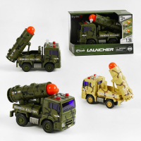 Машина военная WY 440 B /441 B - 2 вида, масштаб 1:20, звуки, подсветка, инерция, подвижные элементы