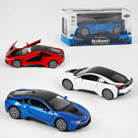 Машинка 11787 BMW 3 кольори, металопластик, 1:32, звук, світло, інерція.