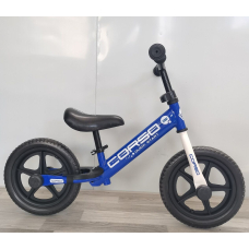 Беговел JR-96033 стальная рама, колесо 12" EVA (ПЕНА), подставка для ног