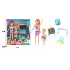 Лялька ST 5612-9 - 2 ляльки, шкільна дошка, рюкзак, стіл та стілець