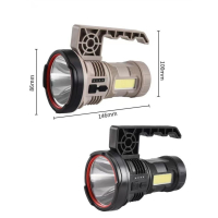 Фонарь С 64479 - 2 цвета, 6 режимов, встроенный аккумулятор, USB-кабель, индикатор заряда