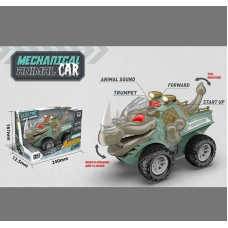 Машина музична SY 200-26 звуки, самостійно їздить, підсвічування, рухає хвостом і щелепою
