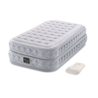 Intex Велюр матрац Twin 64488 ND 99х191х51 см, вбудований електронасос, подушка, одномісний