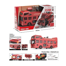 Автобус YW 9099 B звуки, подсветка салона, конструктор, инерция, отвертка, подвижные детали
