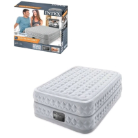 Велюр матрас 64490 ND Intex 152х203х51см, встроенный электронасос, двуспальный