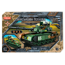 Конструктор «Военная техника» 49551 - 417 деталей, танк «LEOPARD 2» и ЗРК «OZELOT»