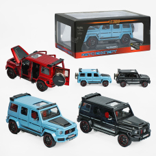 Джип 77070 Мерседес "Авто Експерт", 3 кольори, металопластик, 1:24, звук, світло, інерція, рухомі елементи, 2 режими, викрутка