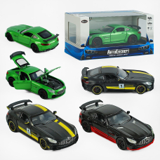 Машина LF-53972 Мерседес "Авто Експерт", 3 кольори, металопластик, 1:32, світло, звук, інерція, відчиняються двері, капот
