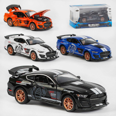Машина LF-03608 "Авто Експерт" 4 кольори, металопластик, 1:32, світло, звук, інерція, відчиняються двері, багажник, капот