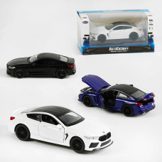 Машинка TK - 12340 BMW "Авто Експерт", 3 кольори, металопластик, 1:32, звук, світло, інерція, рухомі елементи