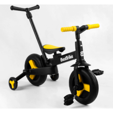 Велосипед-трансформер Best Trike 58195, колеса PU 10'', батьківська ручка, знімні педалі