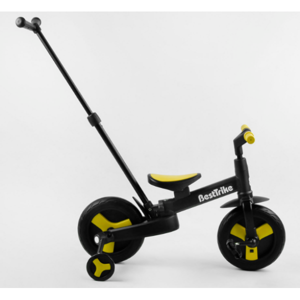 Велосипед-трансформер Best Trike 58195, колеса PU 10'', батьківська ручка, знімні педалі