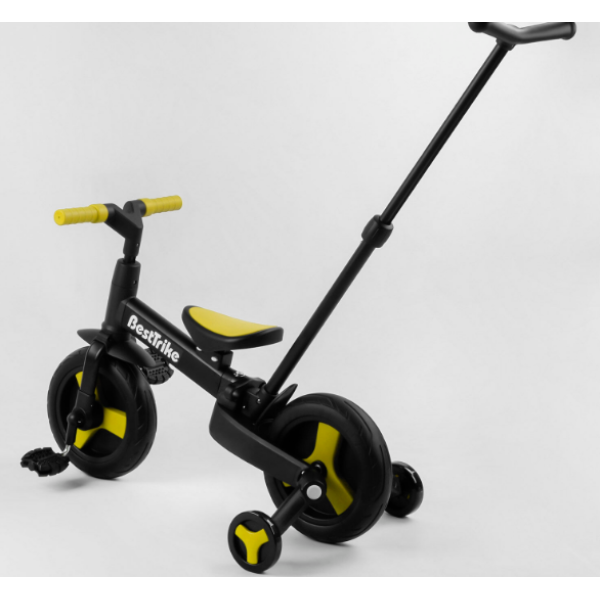 Велосипед-трансформер Best Trike 58195, колеса PU 10'', батьківська ручка, знімні педалі