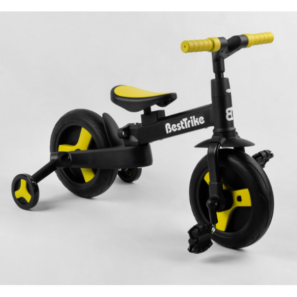 Велосипед-трансформер Best Trike 58195, колеса PU 10'', батьківська ручка, знімні педалі