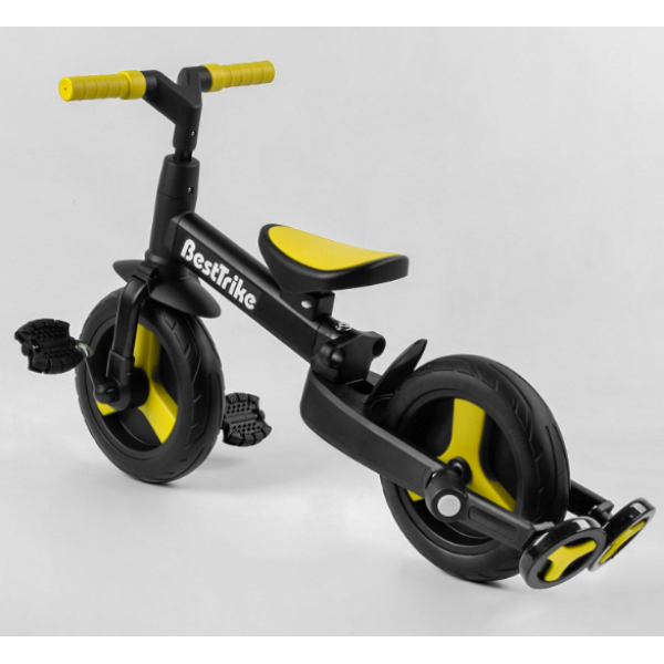 Велосипед-трансформер Best Trike 58195, колеса PU 10'', батьківська ручка, знімні педалі