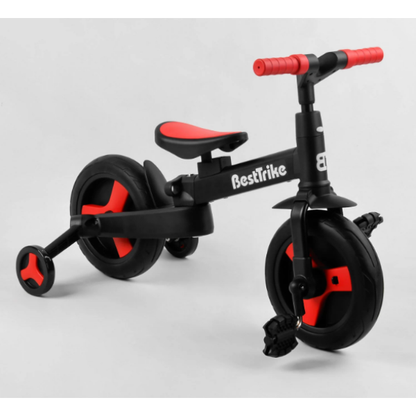 Велосипед-трансформер Best Trike 23031, колеса PU 10'', батьківська ручка, знімні педалі
