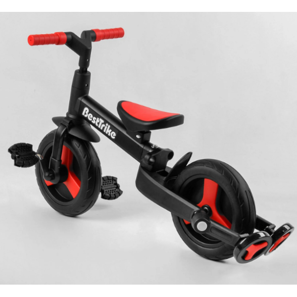 Велосипед-трансформер Best Trike 23031, колеса PU 10'', батьківська ручка, знімні педалі