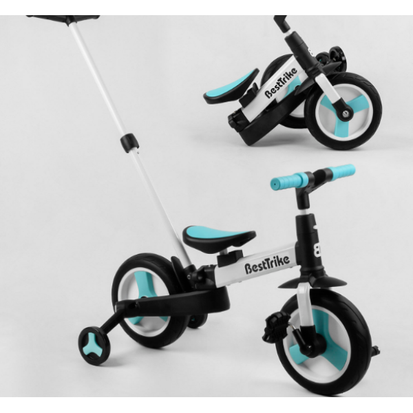 Велосипед-трансформер Best Trike 56659, колеса PU 10'', батьківська ручка, знімні педалі