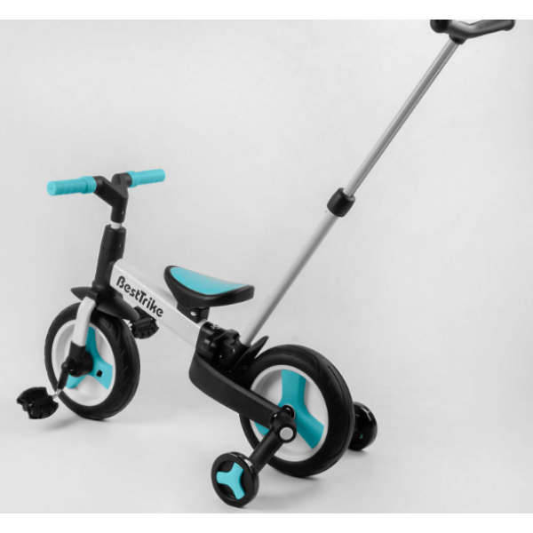 Велосипед-трансформер Best Trike 56659, колеса PU 10'', батьківська ручка, знімні педалі