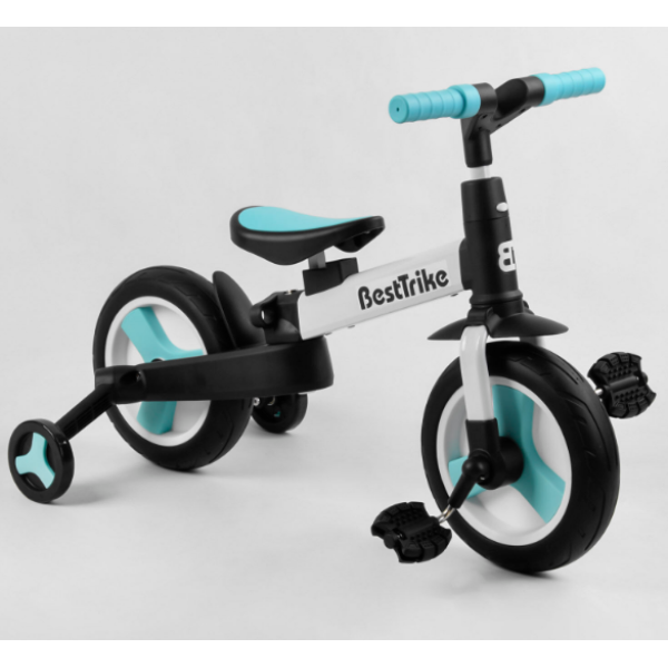 Велосипед-трансформер Best Trike 56659, колеса PU 10'', батьківська ручка, знімні педалі