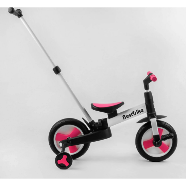 Велосипед-трансформер Best Trike 55475, колеса PU 10'', батьківська ручка, знімні педалі