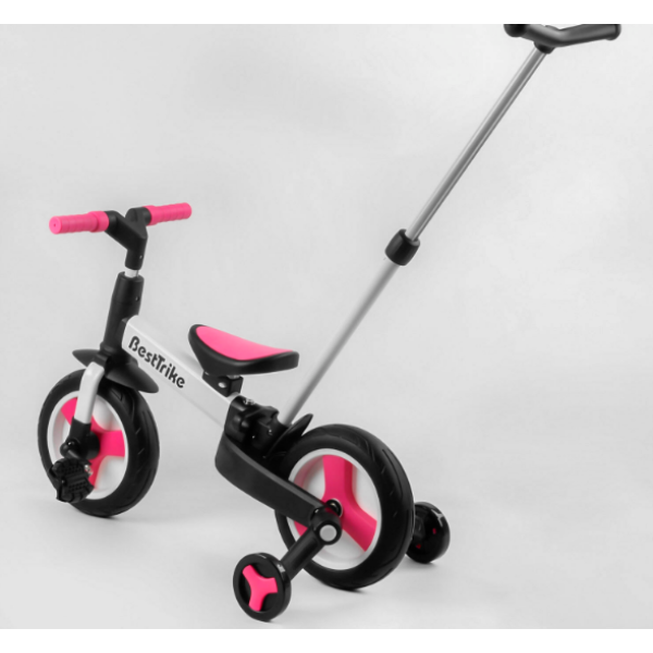 Велосипед-трансформер Best Trike 55475, колеса PU 10'', батьківська ручка, знімні педалі