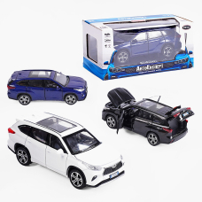 Машинка 40250  "Авто Експерт", 3 кольори, металопластик, 1:32, звук, світло, інерція, відчиняються двері