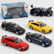 Машинка 26902 Mersedes "Авто Експерт", 4 кольори, металопластик, 1:32, світло, звук, інерція, відчиняються двері, багажник, капот