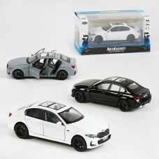 Машинка TK - 10105 BMW "Авто Експерт", 3 кольори, металопластик, 1:32, звук, світло, інерція, рухомі елементи