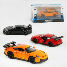 Машинка TK - 17610 Porsche "Авто Експерт", 3 кольори, металопластик, 1:32, звук, світло, інерція, рухомі елементи