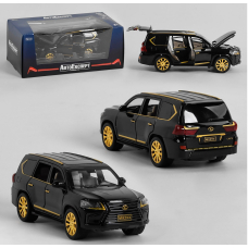 Джип EL 3121 Lexus "Auto Expert" металопластик, 1:24, інерція, світло, звук, відкриваються двері, капот і багажник