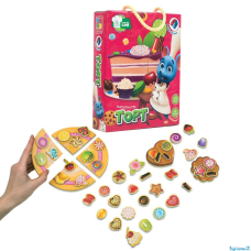 Игра магнитная "Торт" VT3004-01 укр. "Vladi Toys", 6 основ, 41 магнитный элемент