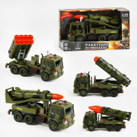 Военная техника 78117 "TK Group", 4 вида, "Ракетный комплекс", звуки, подсветка, инерция, подвижные элементы
