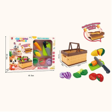 Продукти на липучці 1293 B - 8 елементів, ніж, дошка, кошик