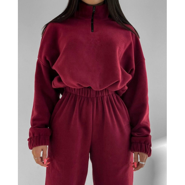 Комфортний спортивний oversize костюм, в сірому кольорі 